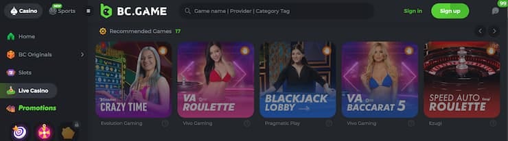 Unleash the Fun and Fortune at Casino BC.Game